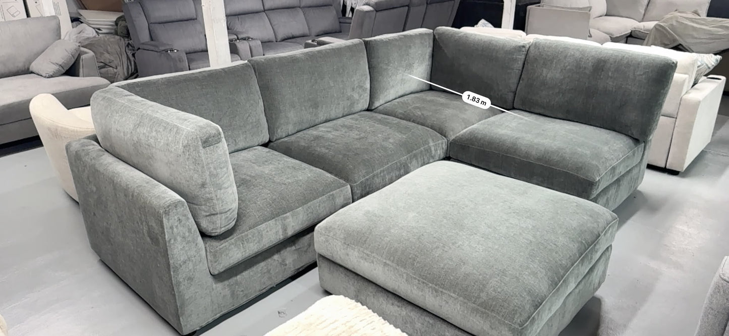 Brand New Dark Grey Wonda Modular Sofa – Limited Stock ✨