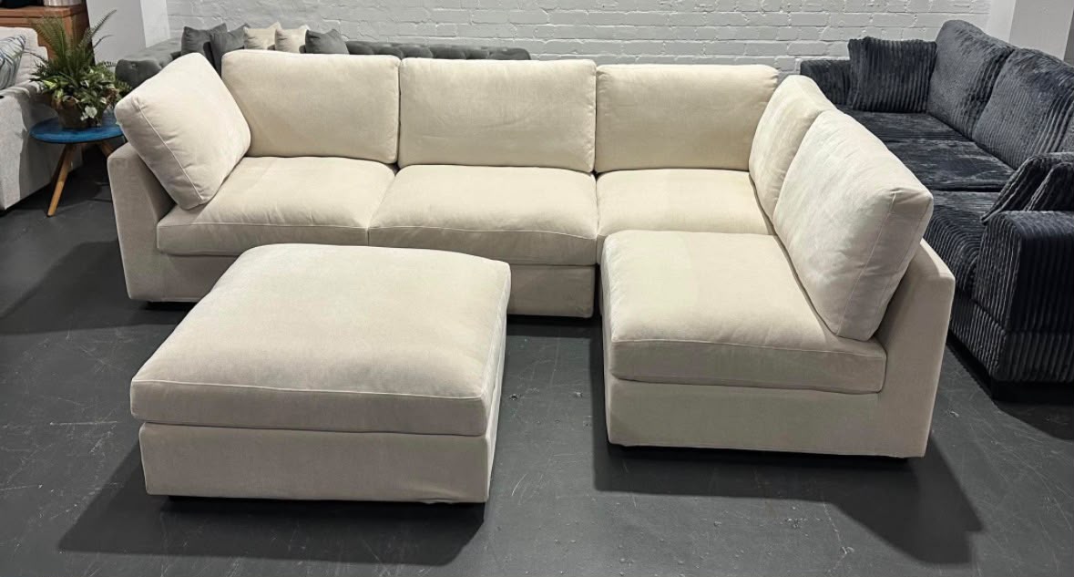 Brand New Cream Wonda Modular Sofa – Limited Stock ✨
