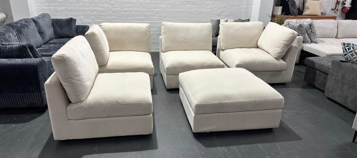 Brand New Cream Wonda Modular Sofa – Limited Stock ✨