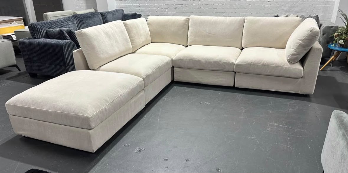 Brand New Cream Wonda Modular Sofa – Limited Stock ✨