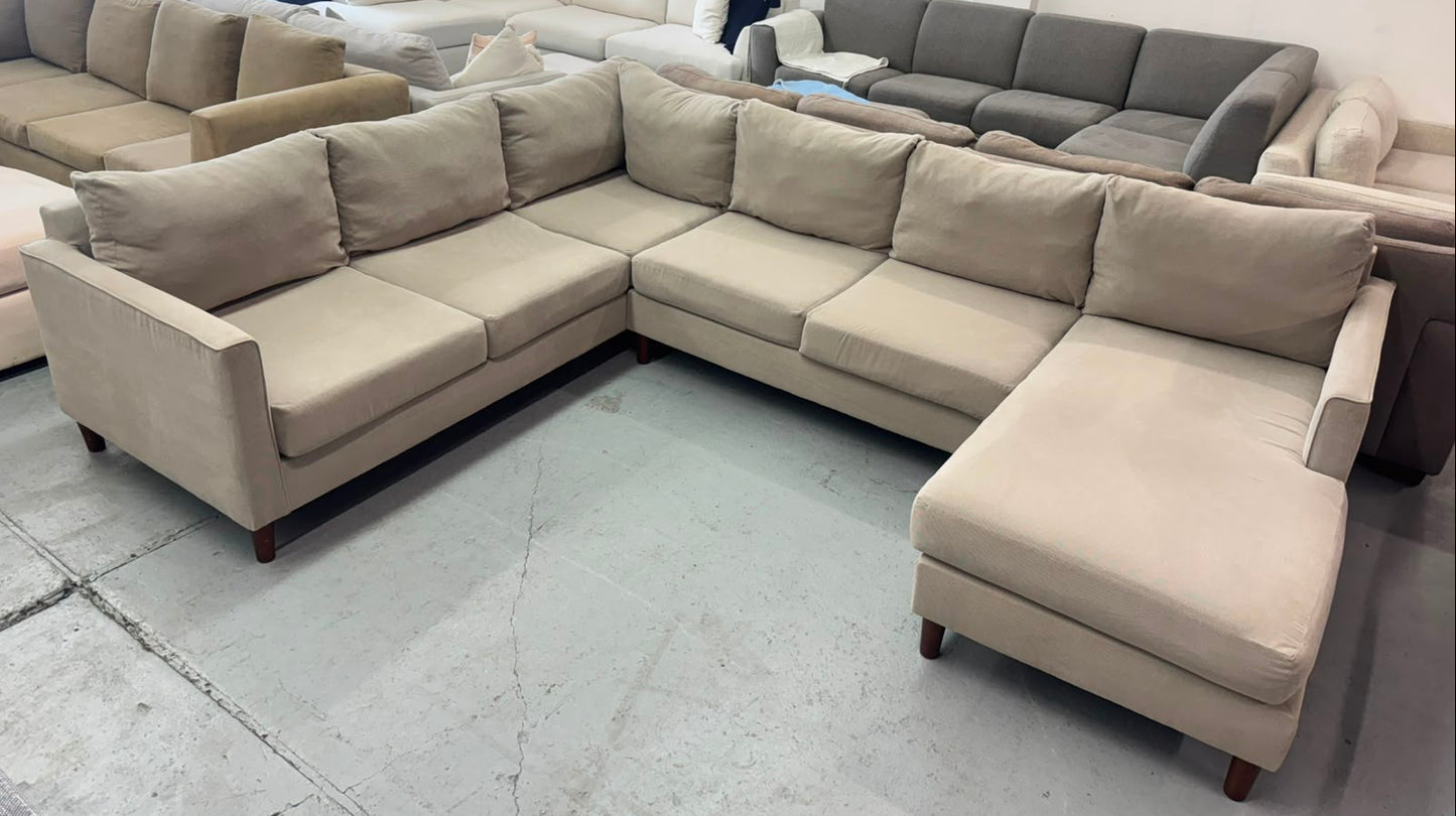 Lounge Innovations Corner Sofa with Reversible Chaise – Preowned | Steam Cleaned | Sydney-Wide Delivery ✨