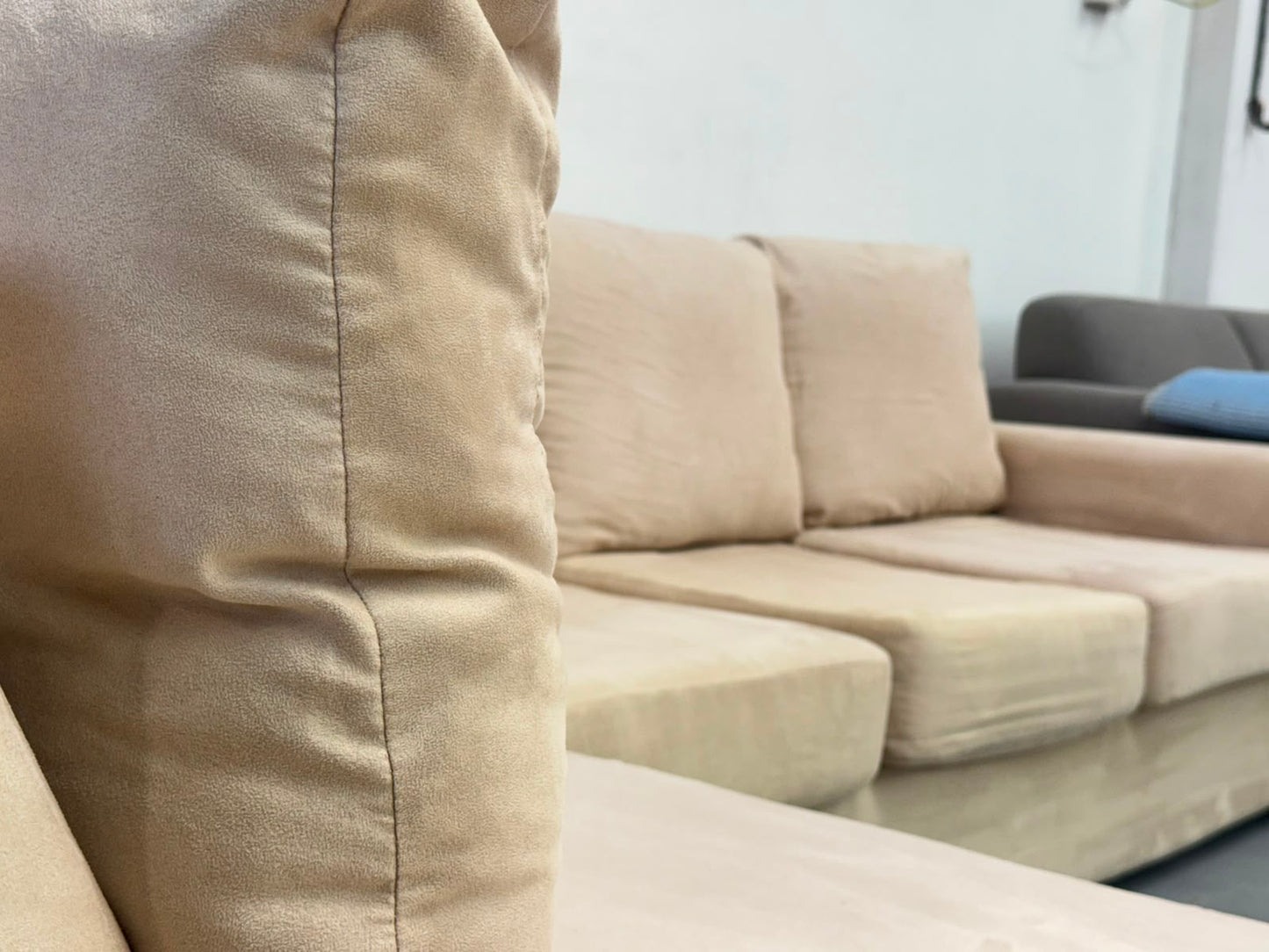 Beige L-Shape Sofa | Preowned | Steam Cleaned | Sydney-Wide Delivery✨