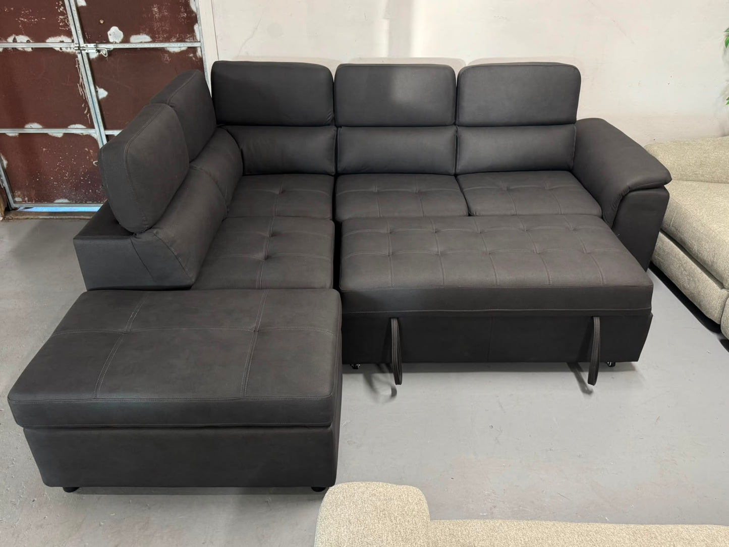 Brand New Brighton L-Shape Sofa Bed with Storage Ottoman | Sydney Wide Delivery – Limited Stock ✨