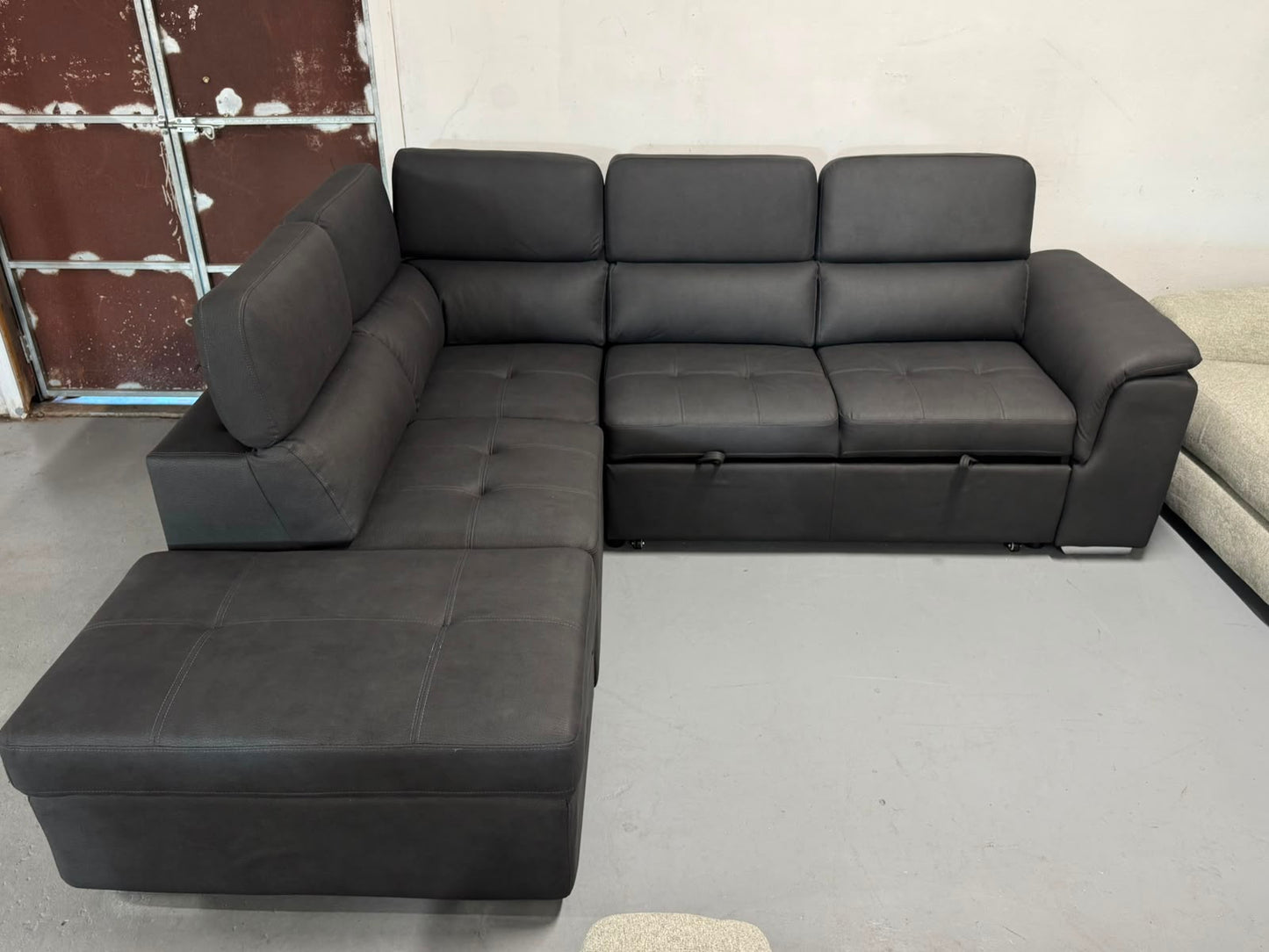 Brand New Brighton L-Shape Sofa Bed with Storage Ottoman | Sydney Wide Delivery – Limited Stock ✨