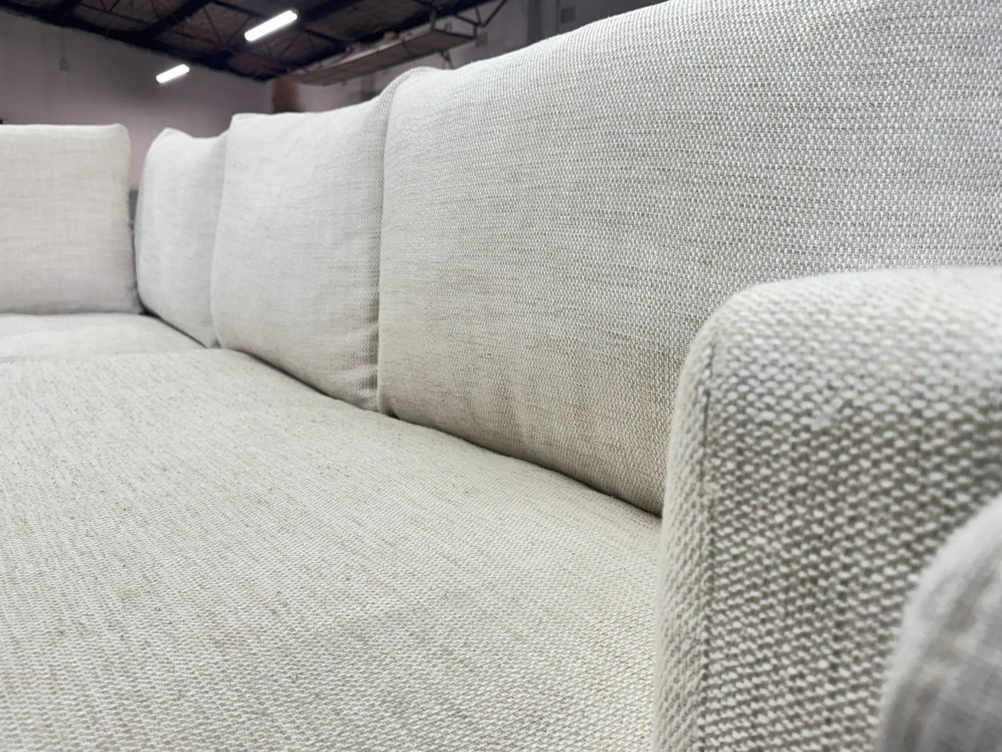 Lounge Lovers Beige L-Shape Sofa | Pre-Owned | Steam Cleaned | Sydney Wide Delivery