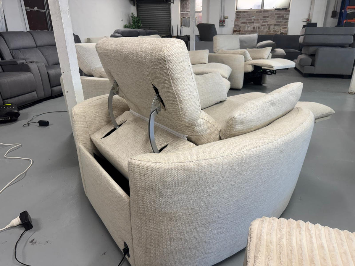 Domayne 3+1+1 Electric Recliner Set | Brand New | Sydney Wide Delivery