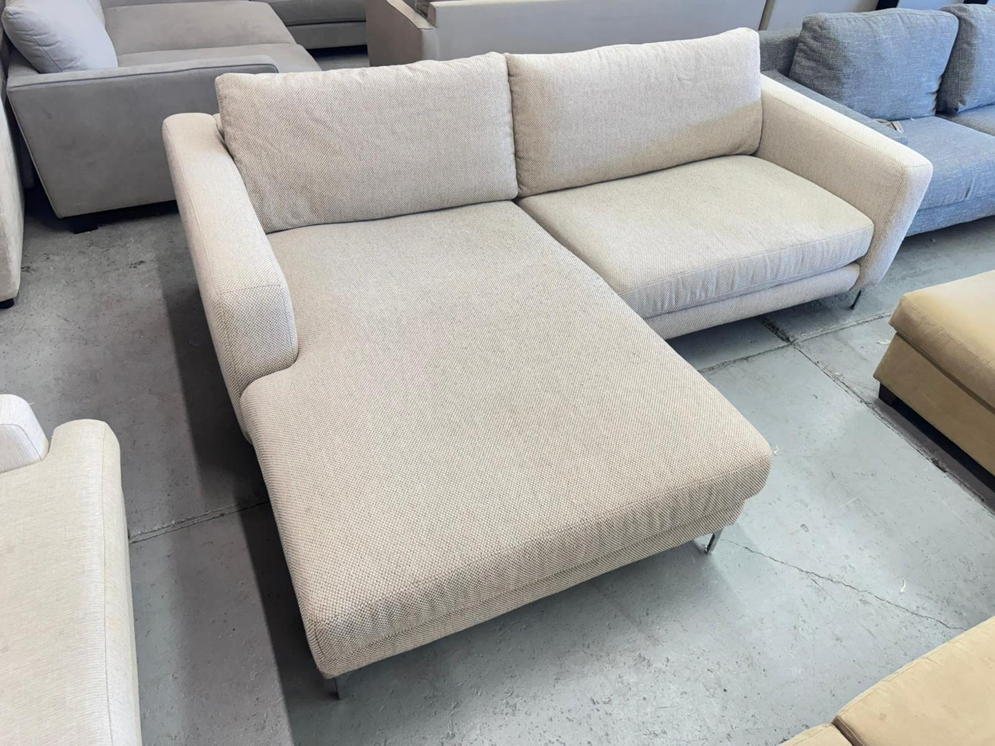 Plush L-Shape Sofa | Pre-Owned | Steam Cleaned | Sydney Wide Delivery