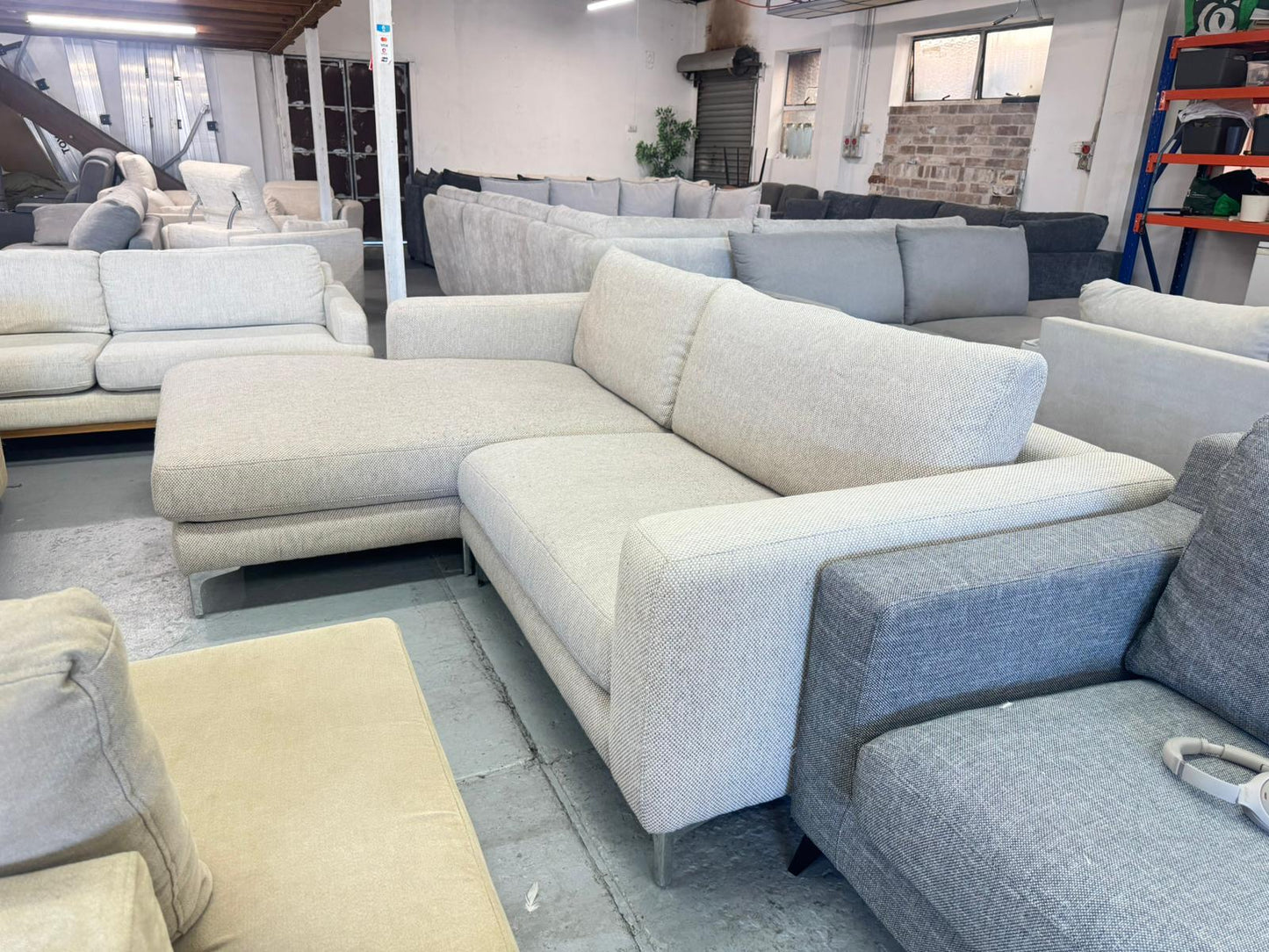 Plush L-Shape Sofa | Pre-Owned | Steam Cleaned | Sydney Wide Delivery