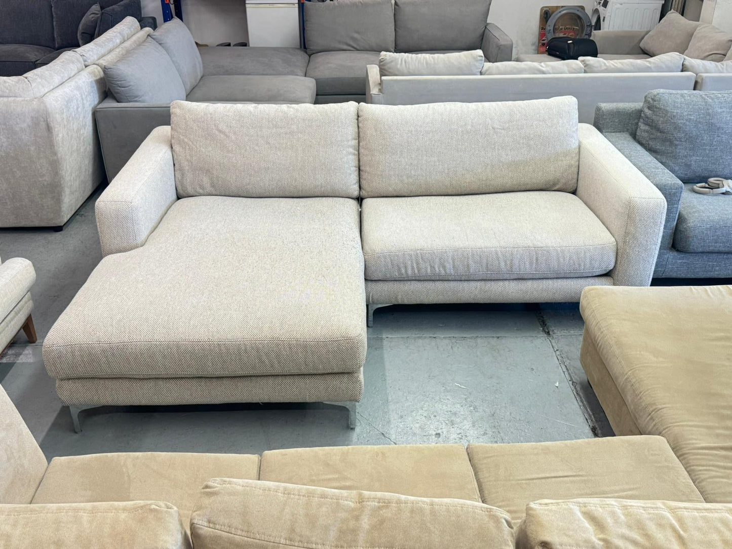 Plush L-Shape Sofa | Pre-Owned | Steam Cleaned | Sydney Wide Delivery