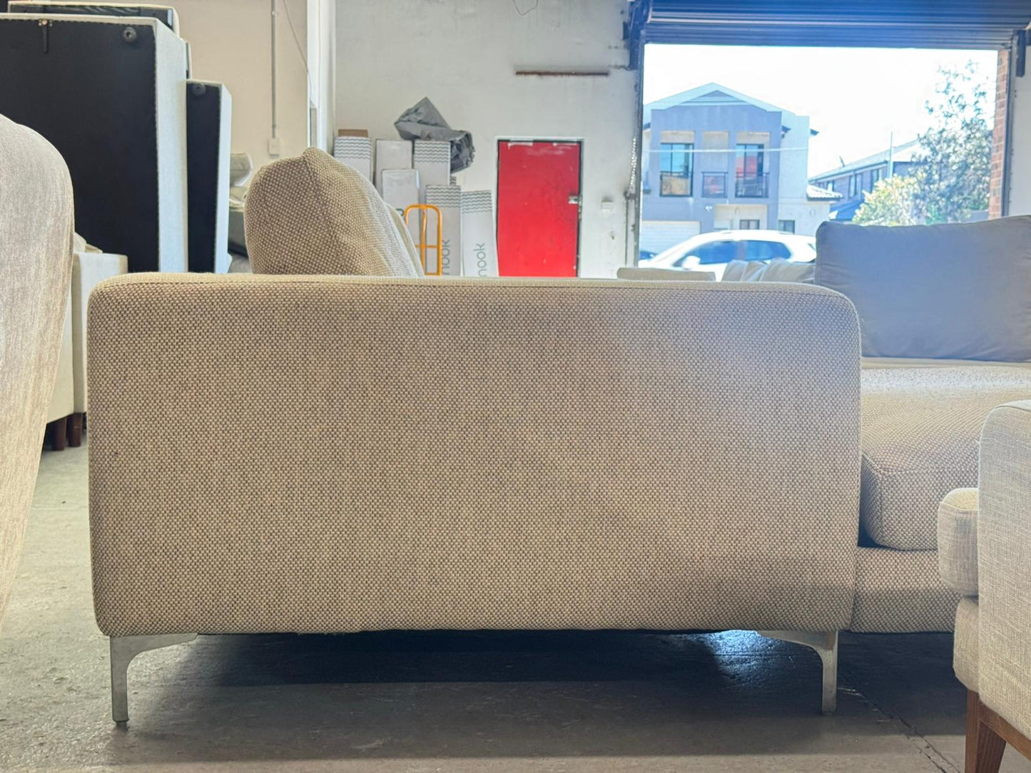 Plush L-Shape Sofa | Pre-Owned | Steam Cleaned | Sydney Wide Delivery