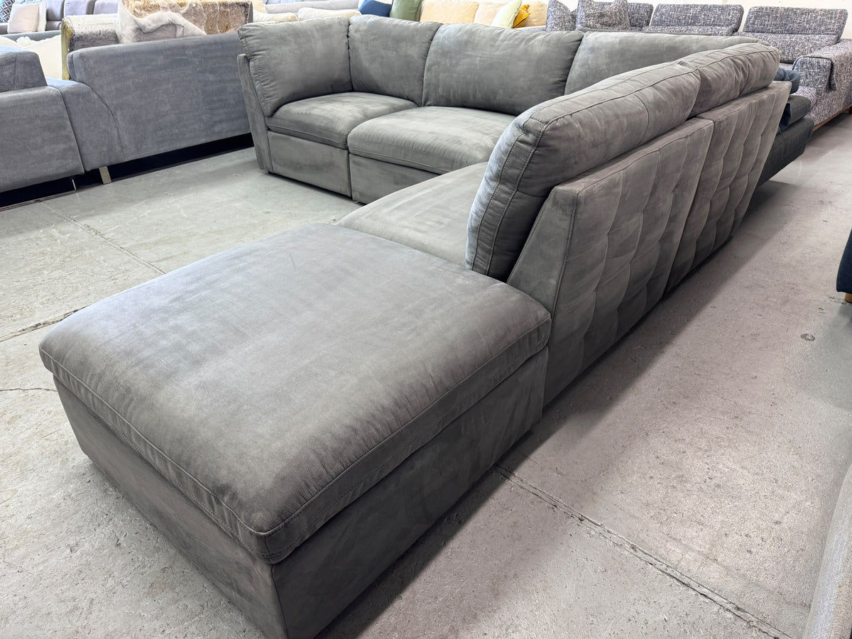 Premium Dark Grey Modular Sofa Set | Pre-Owned | Sydney Wide Delivery