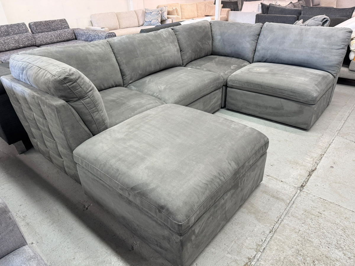 Premium Dark Grey Modular Sofa Set | Pre-Owned | Sydney Wide Delivery