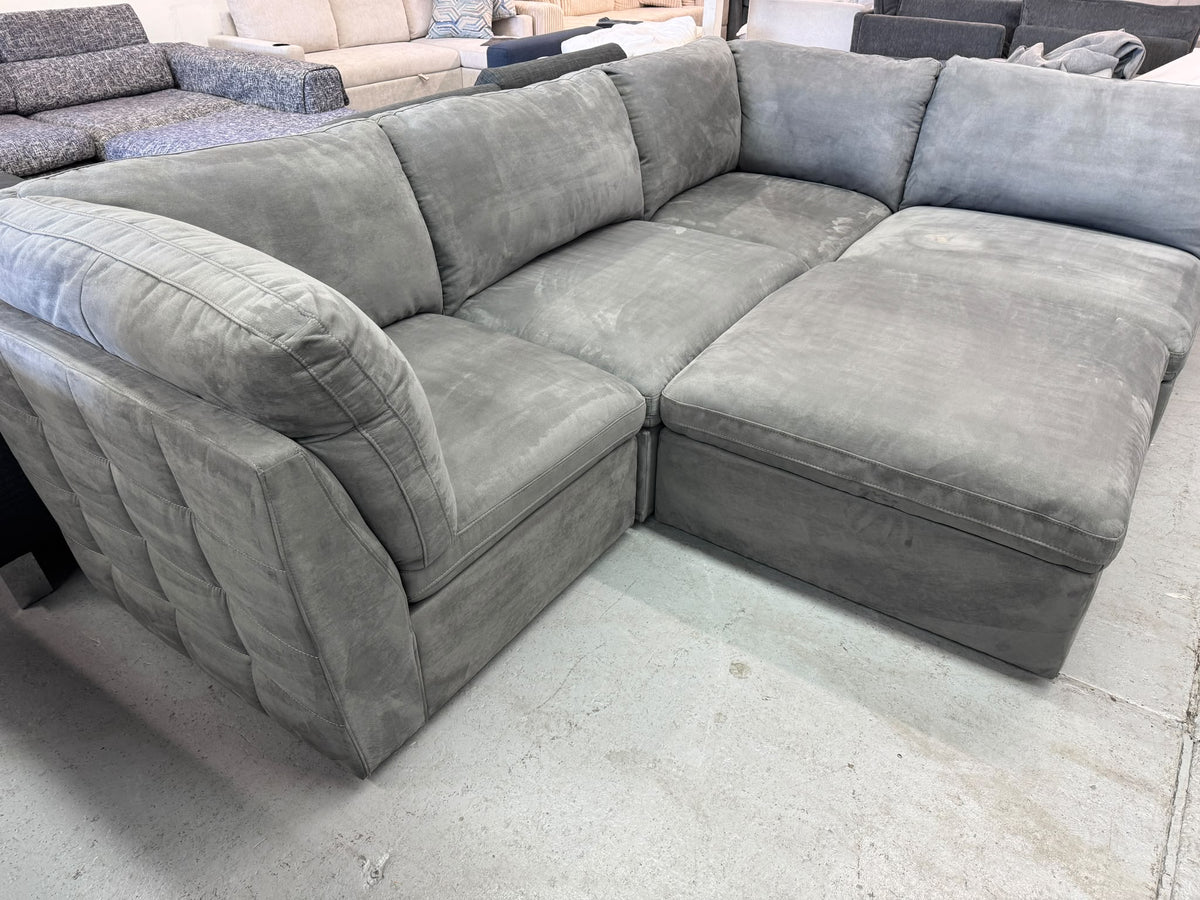 Premium Dark Grey Modular Sofa Set | Pre-Owned | Sydney Wide Delivery