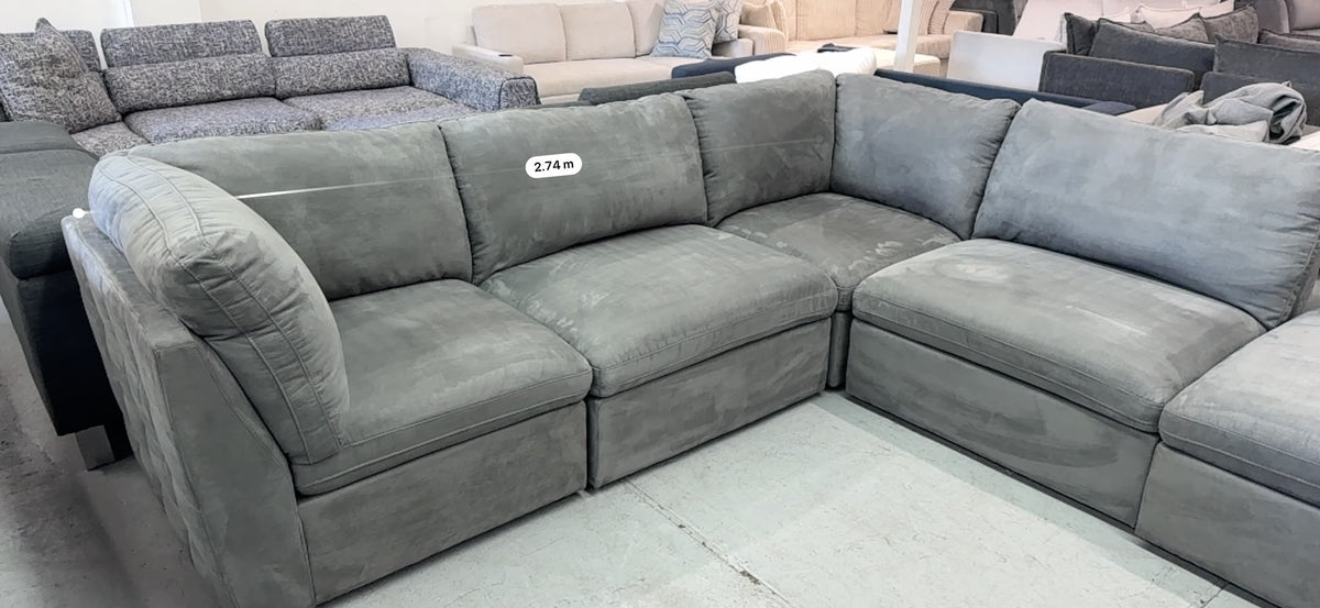 Premium Dark Grey Modular Sofa Set | Pre-Owned | Sydney Wide Delivery
