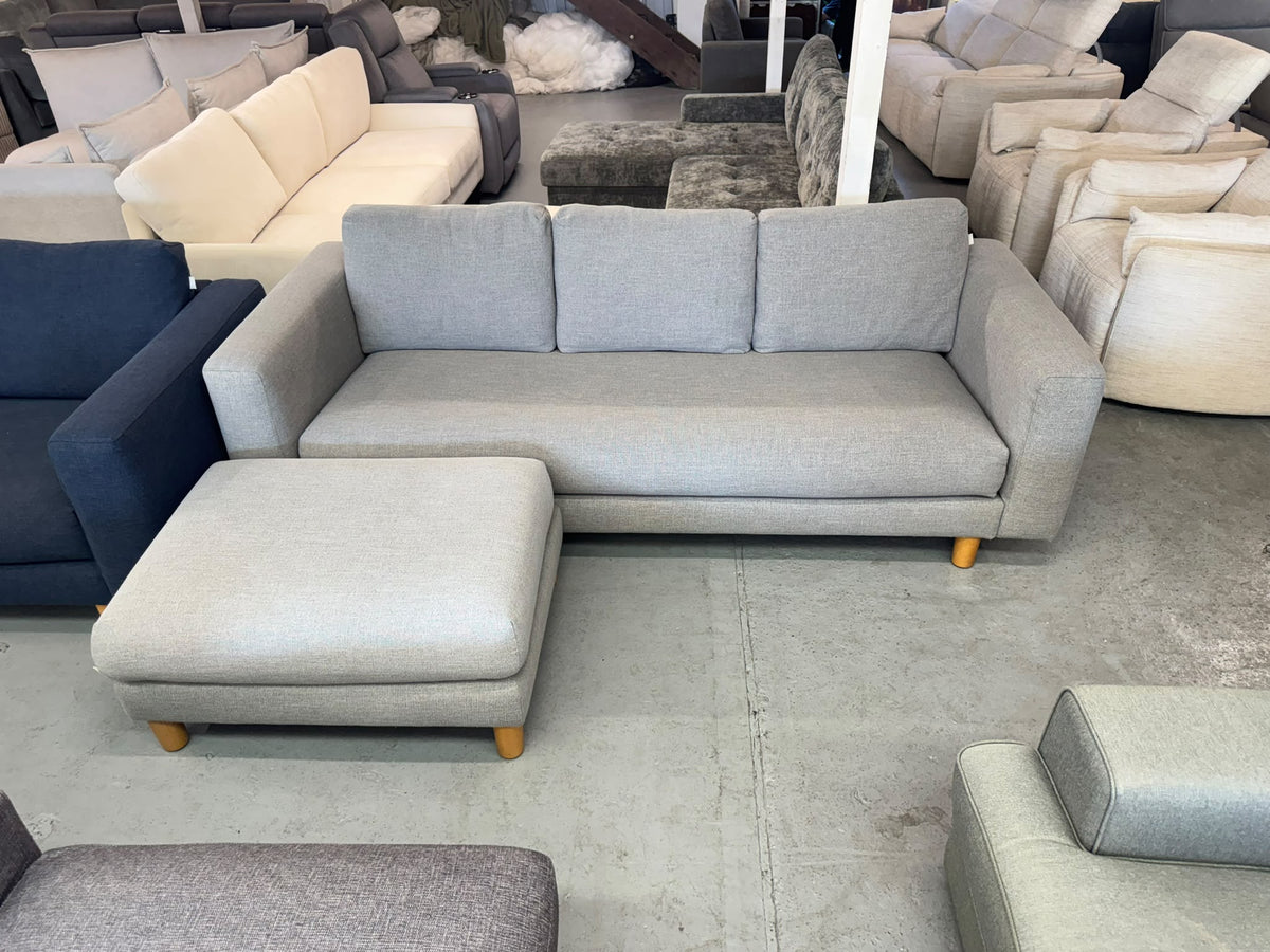 Koala 3-Seater Sofa with Ottoman | Sydney Wide Delivery | Pre-Owned