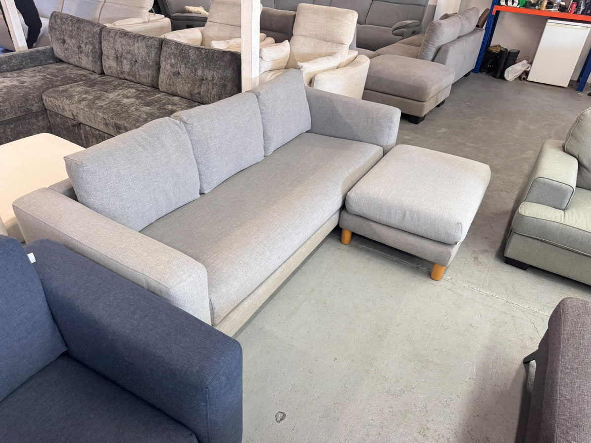 Koala 3-Seater Sofa with Ottoman | Sydney Wide Delivery | Pre-Owned