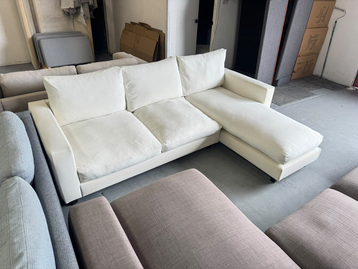 Australian Made Warwick Fabric L-Shape Sofa | Pre-Owned | Sydney Wide Delivery