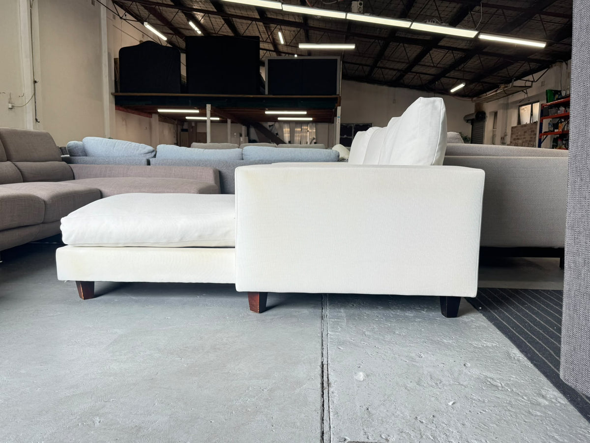 Australian Made Warwick Fabric L-Shape Sofa | Pre-Owned | Sydney Wide Delivery