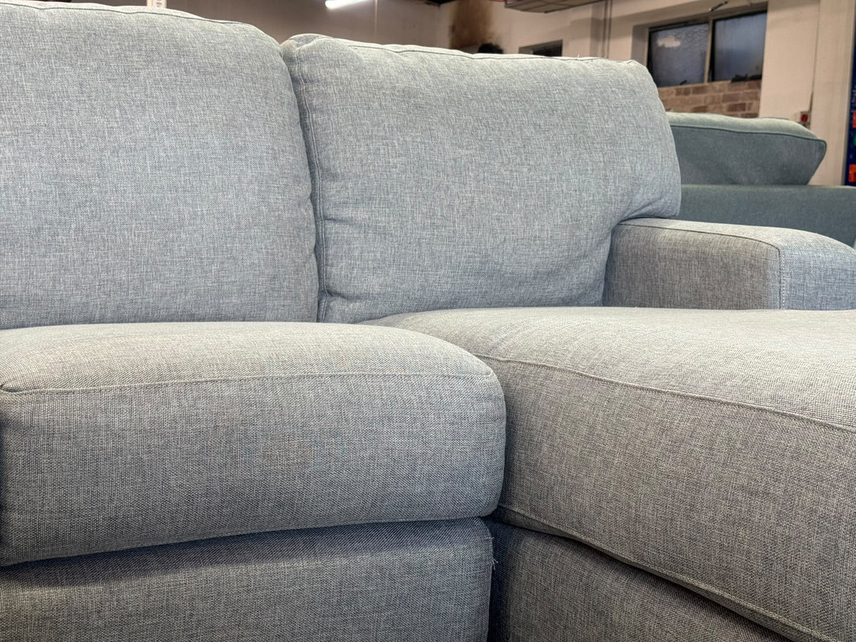 Plush Light Grey L-Shape Sofa | Sydney Wide Delivery | Pre-Owned