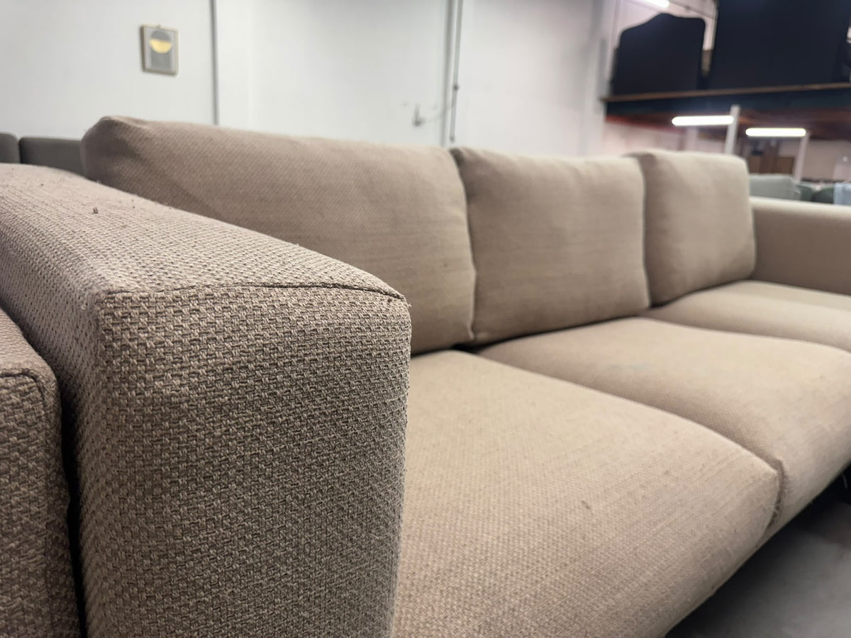 Beige L-Shape Sofa | Fully Washable Covers | Sydney Wide Delivery | Pre-Owned