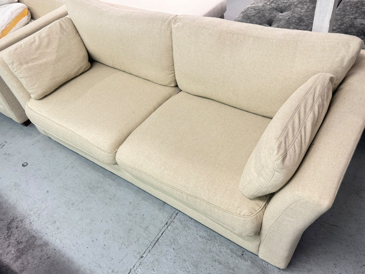 Harvey Norman Beige Sofa | Sydney Wide Delivery | Pre Owned
