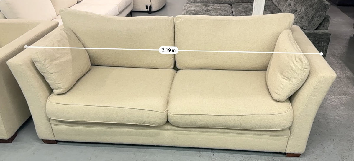 Harvey Norman Beige Sofa | Sydney Wide Delivery | Pre Owned