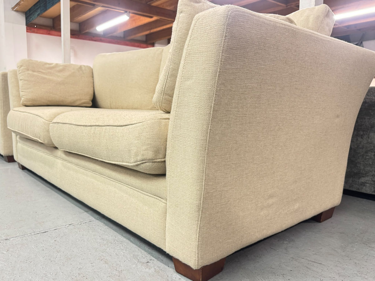 Harvey Norman Beige Sofa | Sydney Wide Delivery | Pre Owned