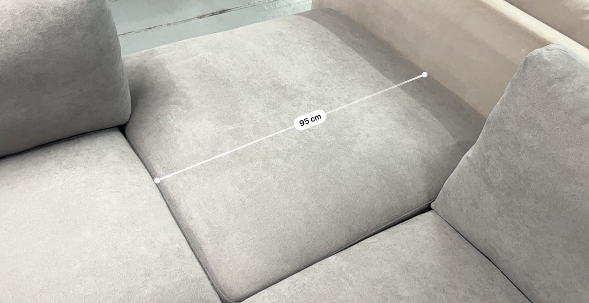 Brand New Grey Corner Sofa with Ottoman | Sydney Wide Delivery | Brand New