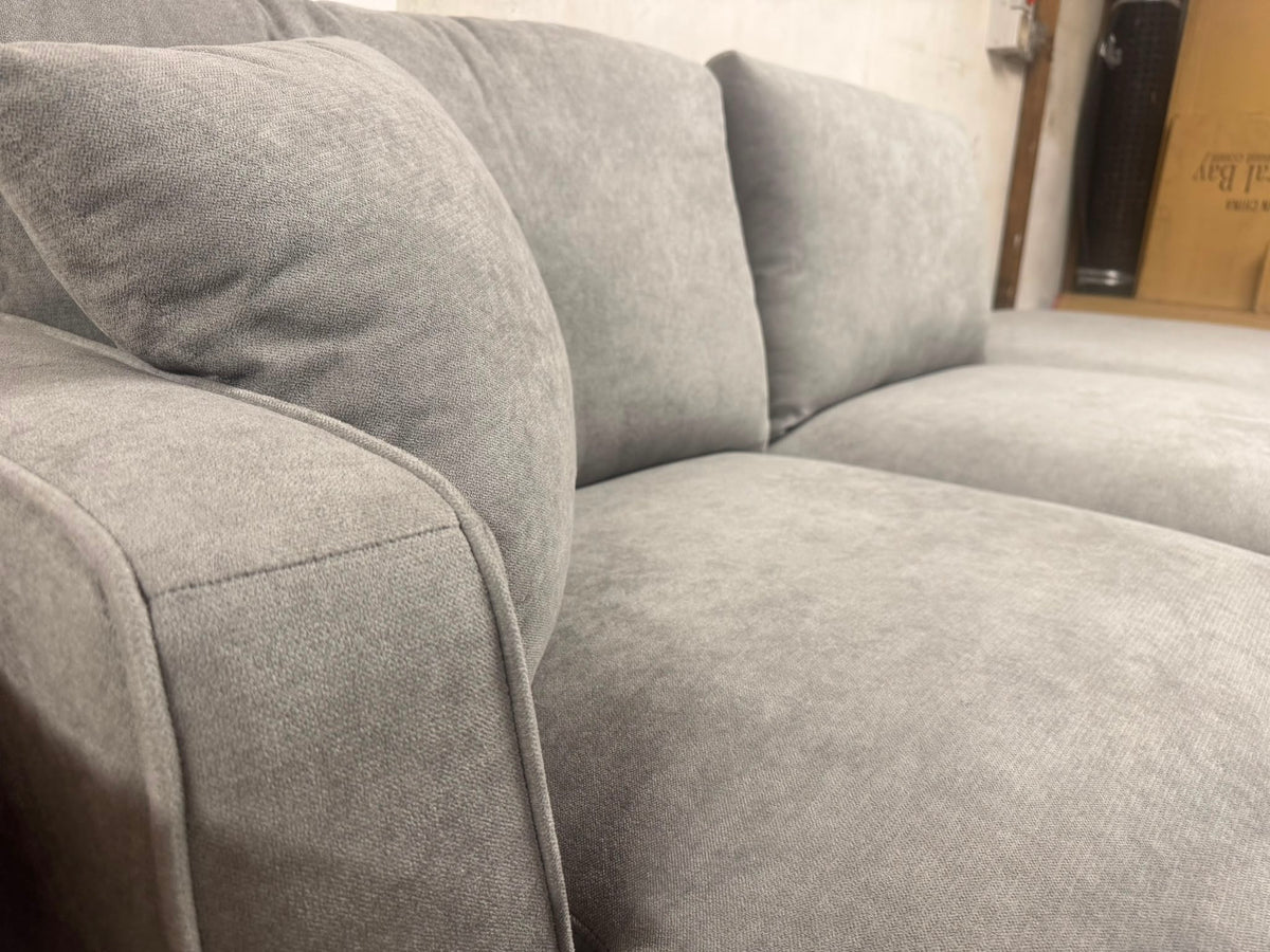 Brand New Grey Corner Sofa with Ottoman | Sydney Wide Delivery | Brand New