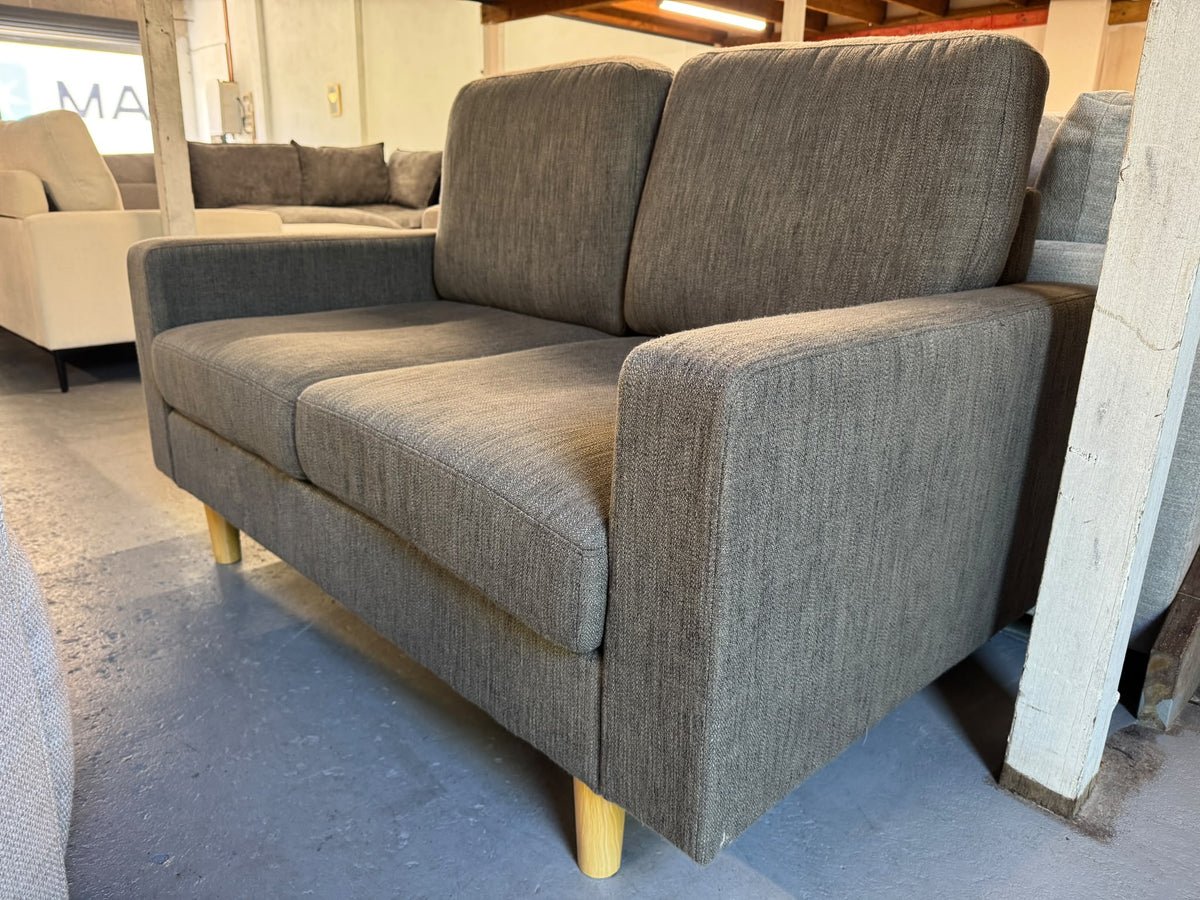 Brand New 2-Seater Sofa | Grey Fabric | Sydney Wide Delivery