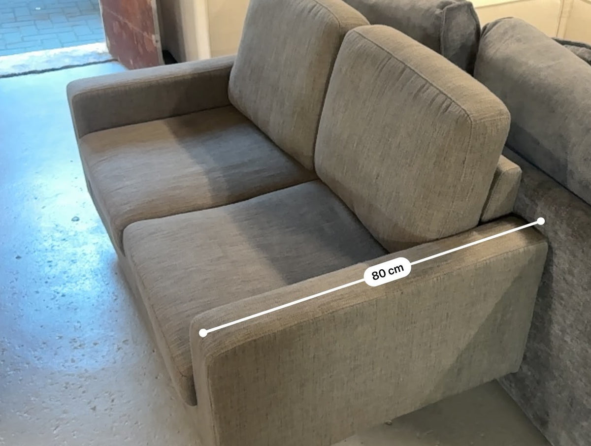Brand New 2-Seater Sofa | Grey Fabric | Sydney Wide Delivery