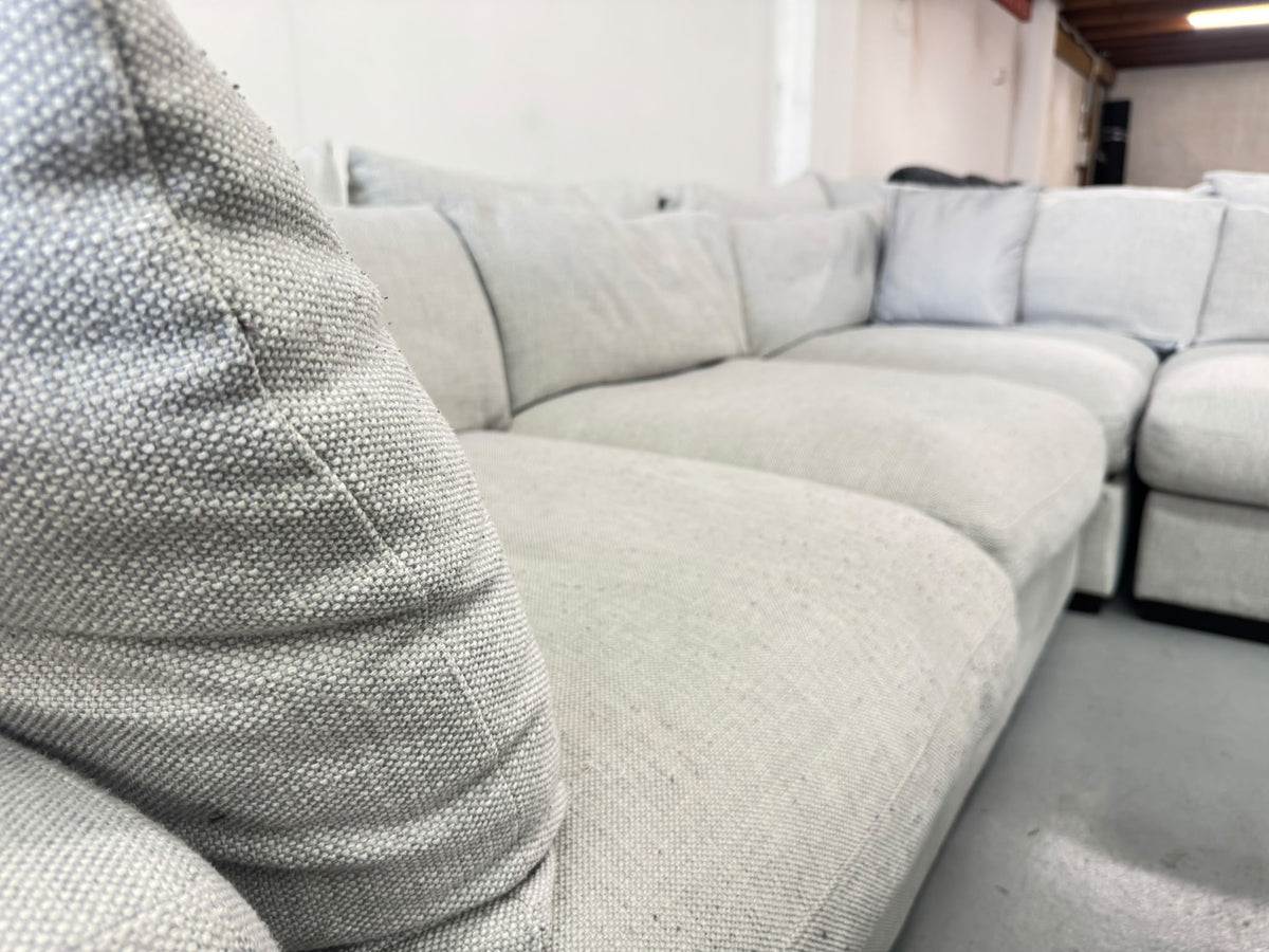 Light Grey Corner Sofa | Sydney Wide Delivery | Pre Owned