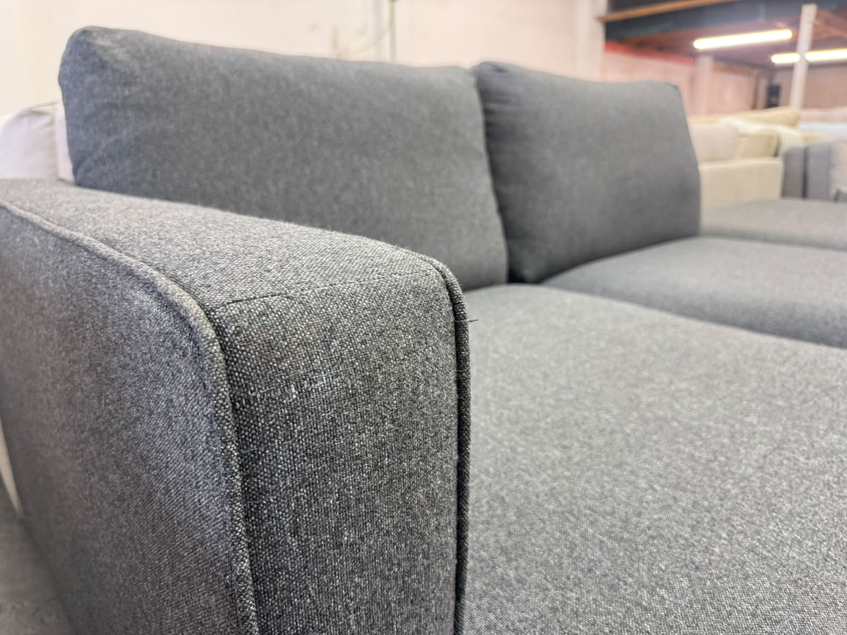 Dark Grey Corner Sofa | Sydney Wide Delivery | Pre Owned