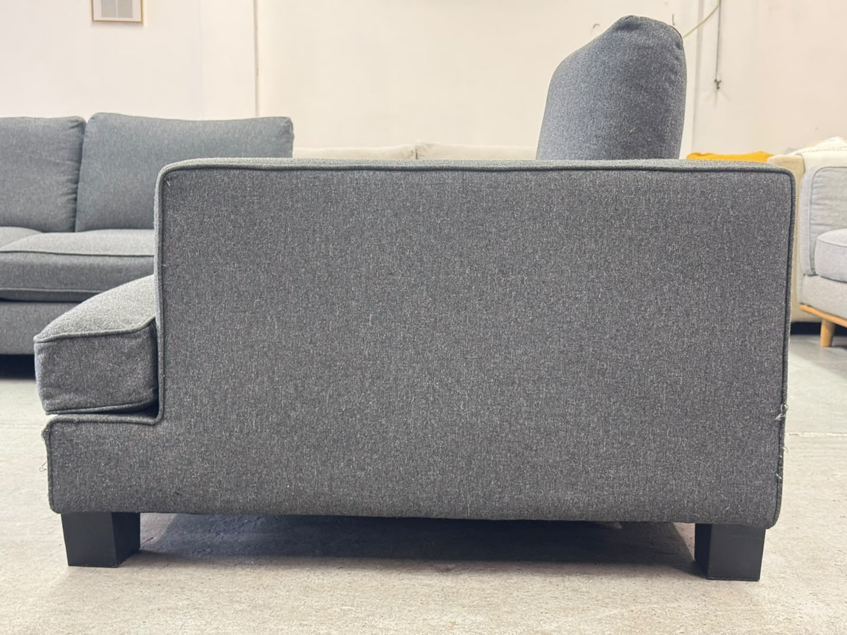 Dark Grey Corner Sofa | Sydney Wide Delivery | Pre Owned