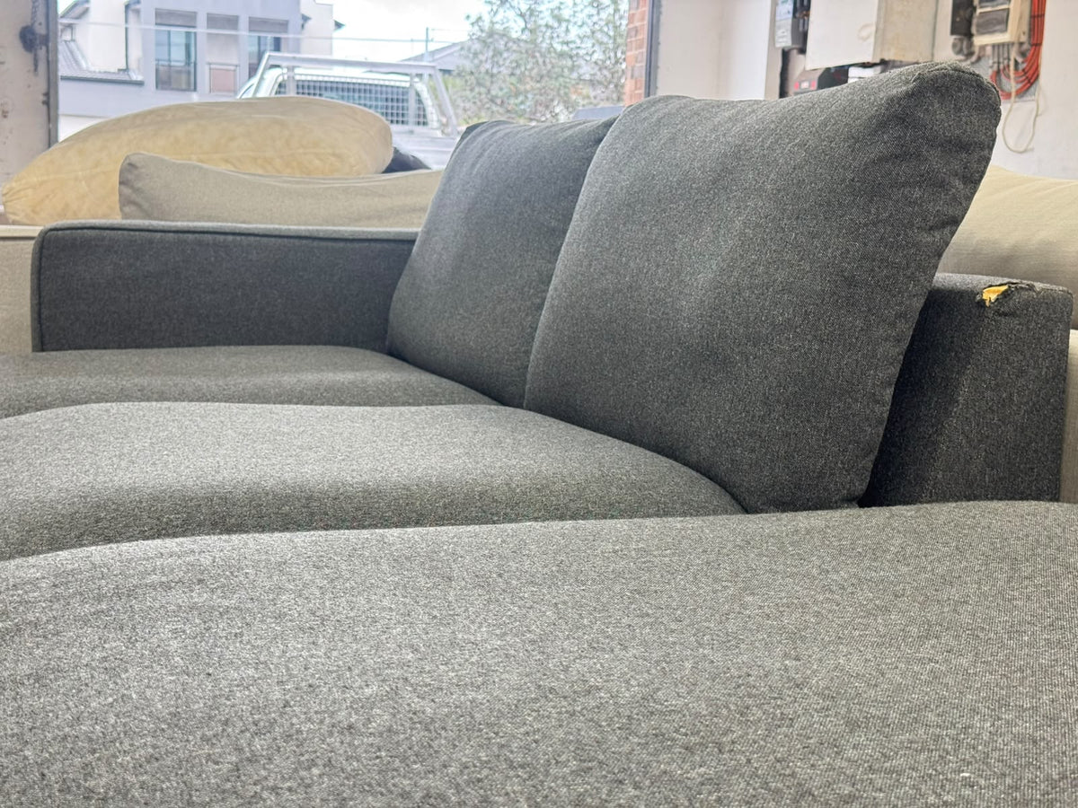 Dark Grey Corner Sofa | Sydney Wide Delivery | Pre Owned