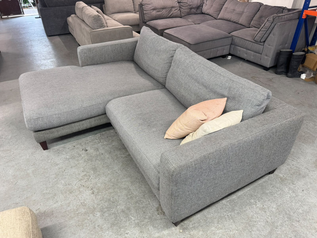 Plush Compact L-Shape Sofa | Perfect for Small Spaces | Sydney Wide Delivery | Pre Owned
