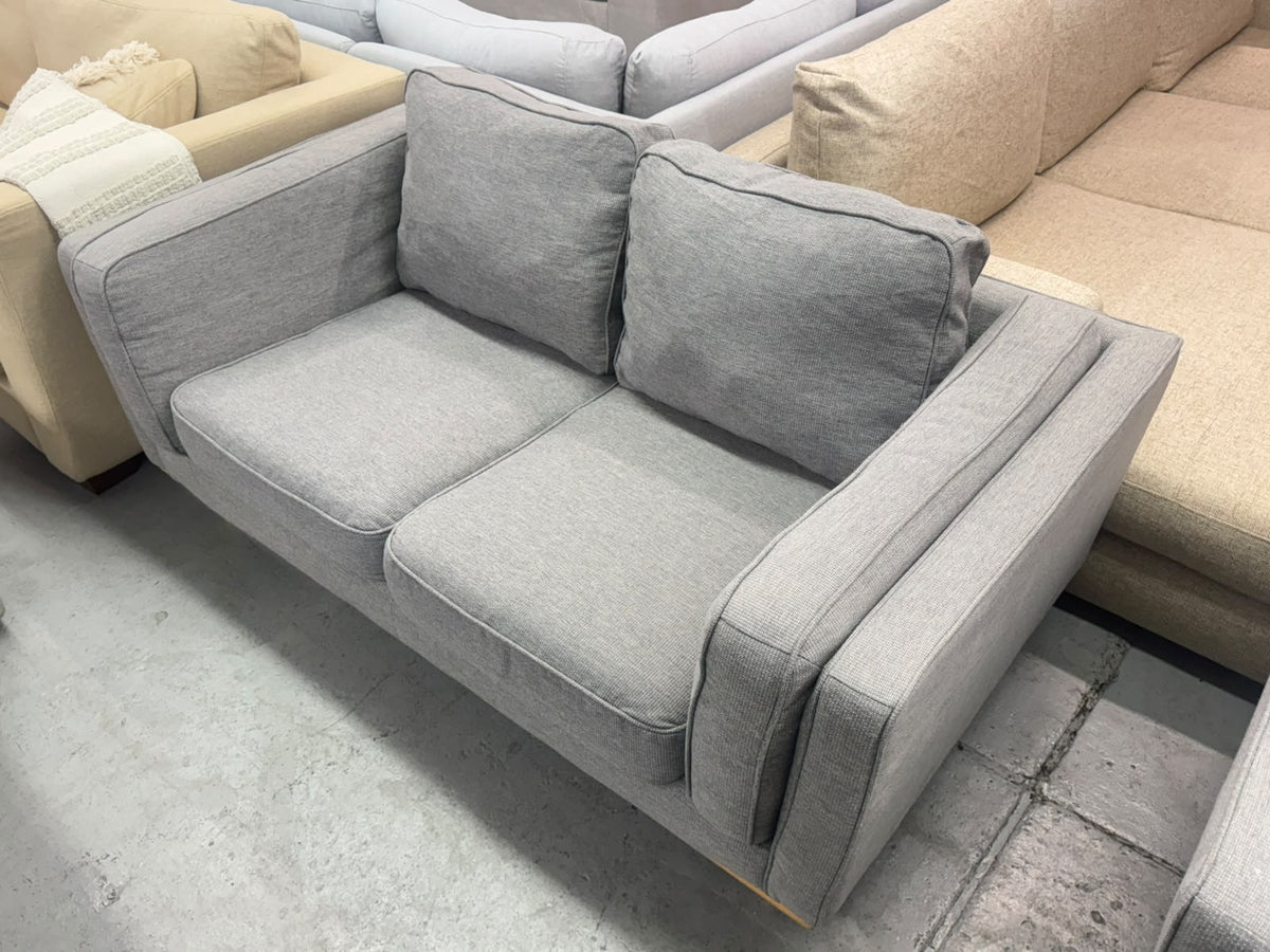 2+1 Seater Sofa Set | Grey Fabric | Sydney Wide Delivery | Pre Owned