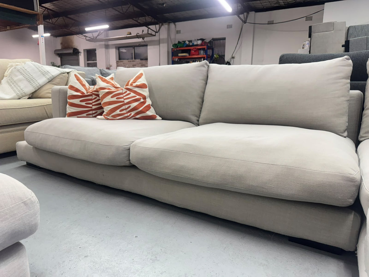 Freedom Beige L-Shape Sofa | Sydney Wide Delivery