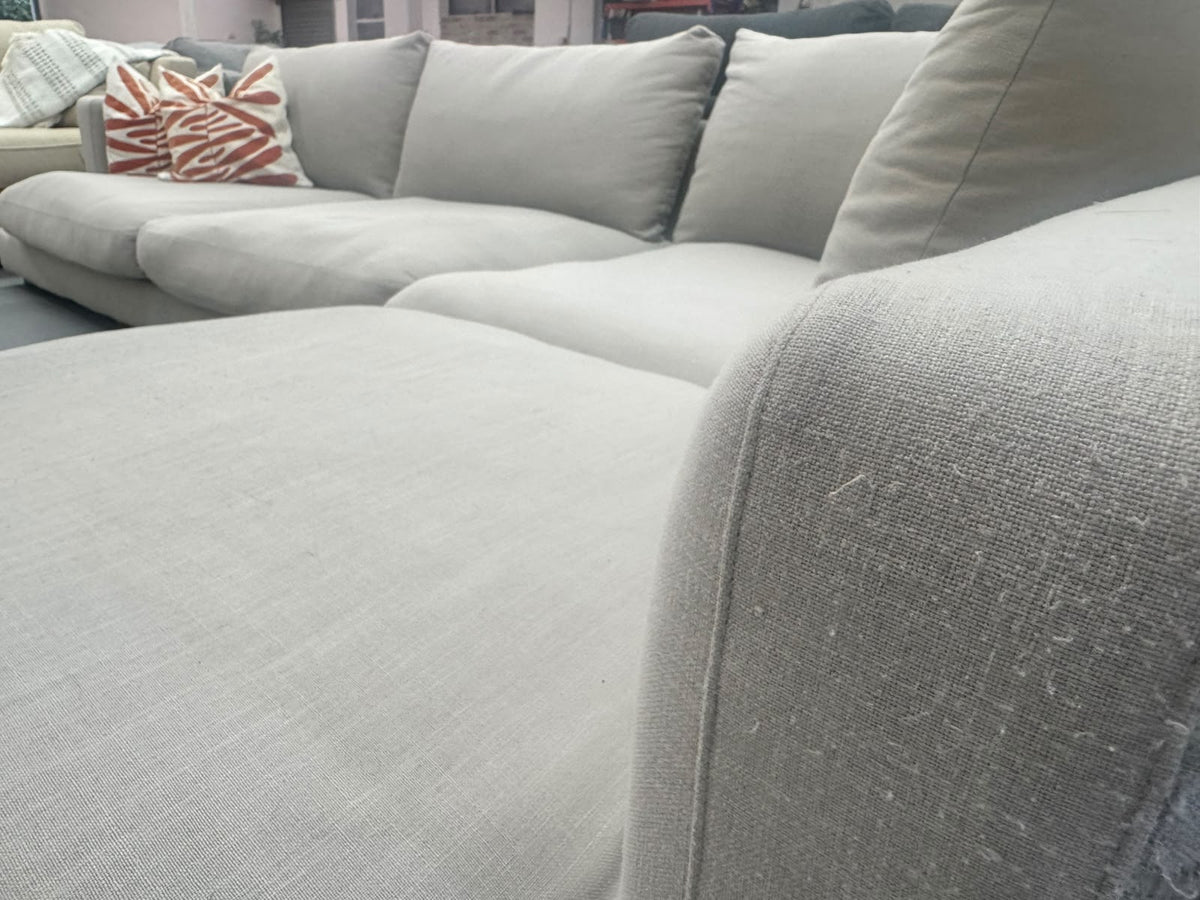 Freedom Beige L-Shape Sofa | Sydney Wide Delivery