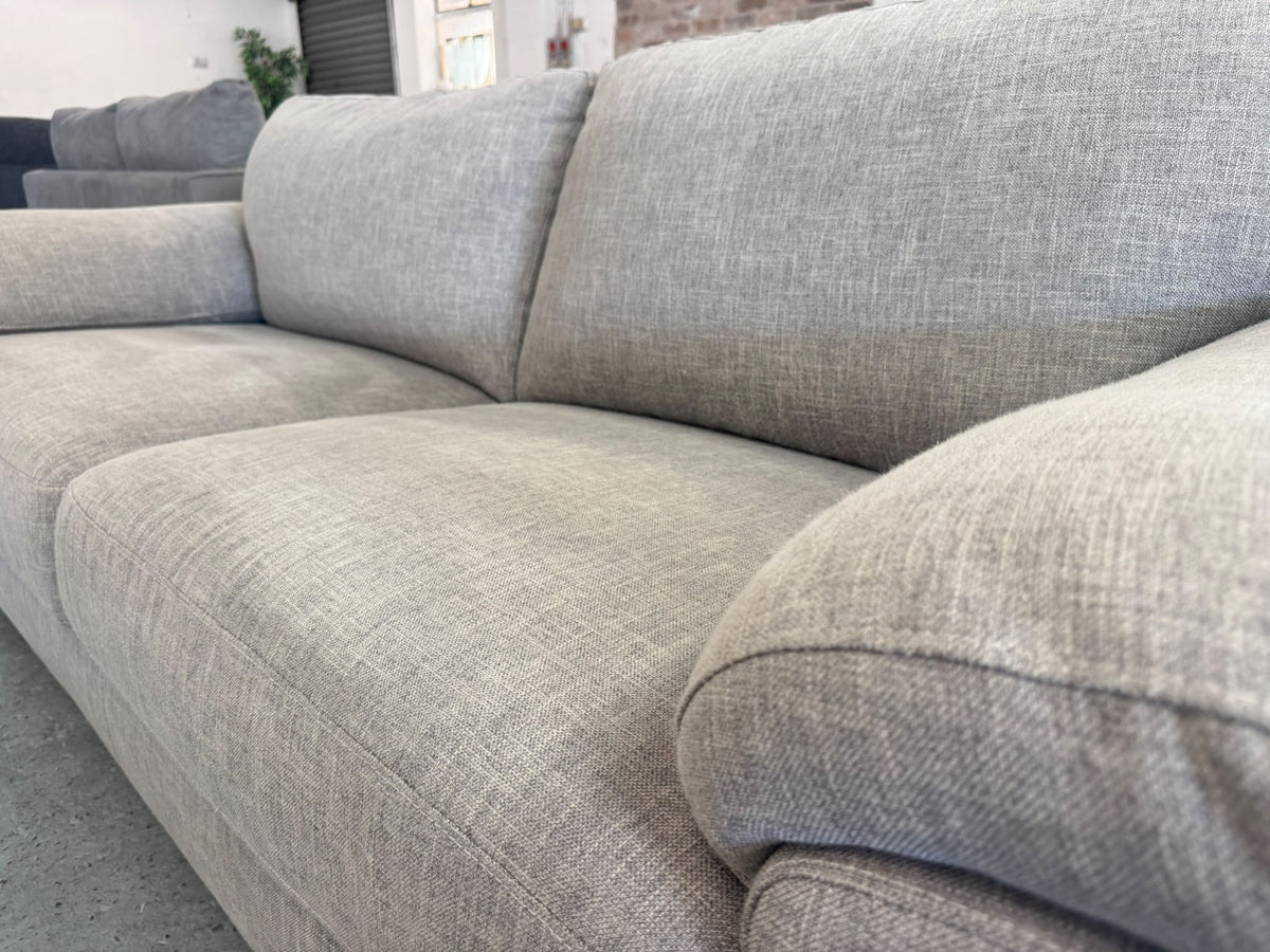 Plush Light Grey 2-Seater Sofa | Sydney Wide Delivery | Pre Owned