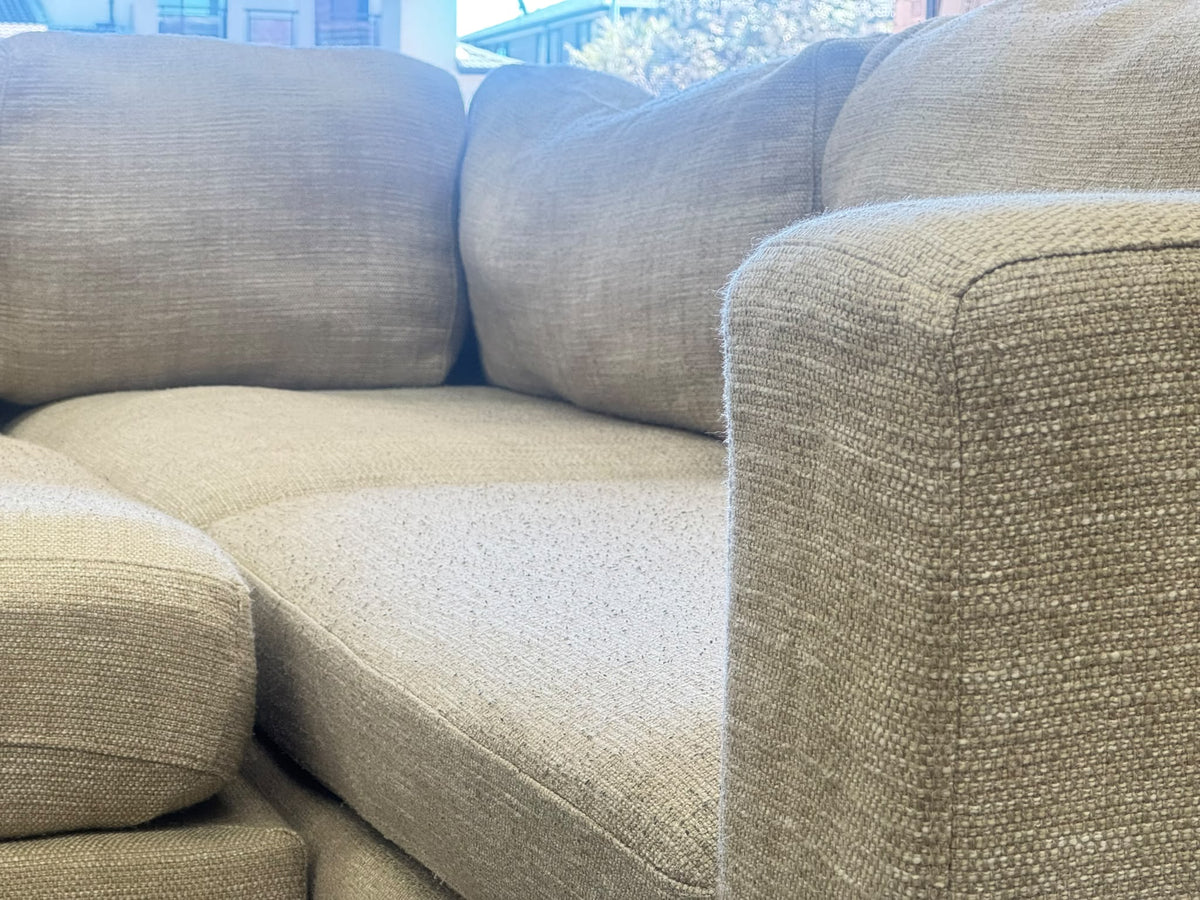 Freedom Beige Modular Lounge with Ottoman | Sydney Wide Delivery | Pre Owned