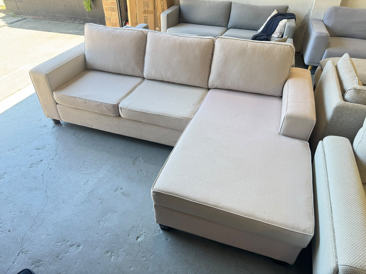 L-Shape Reversible Chaise Sofa | Sydney Wide Delivery | Pre Owned