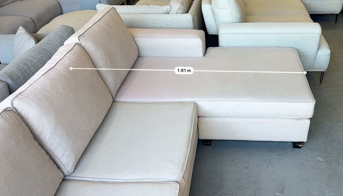 L-Shape Reversible Chaise Sofa | Sydney Wide Delivery | Pre Owned
