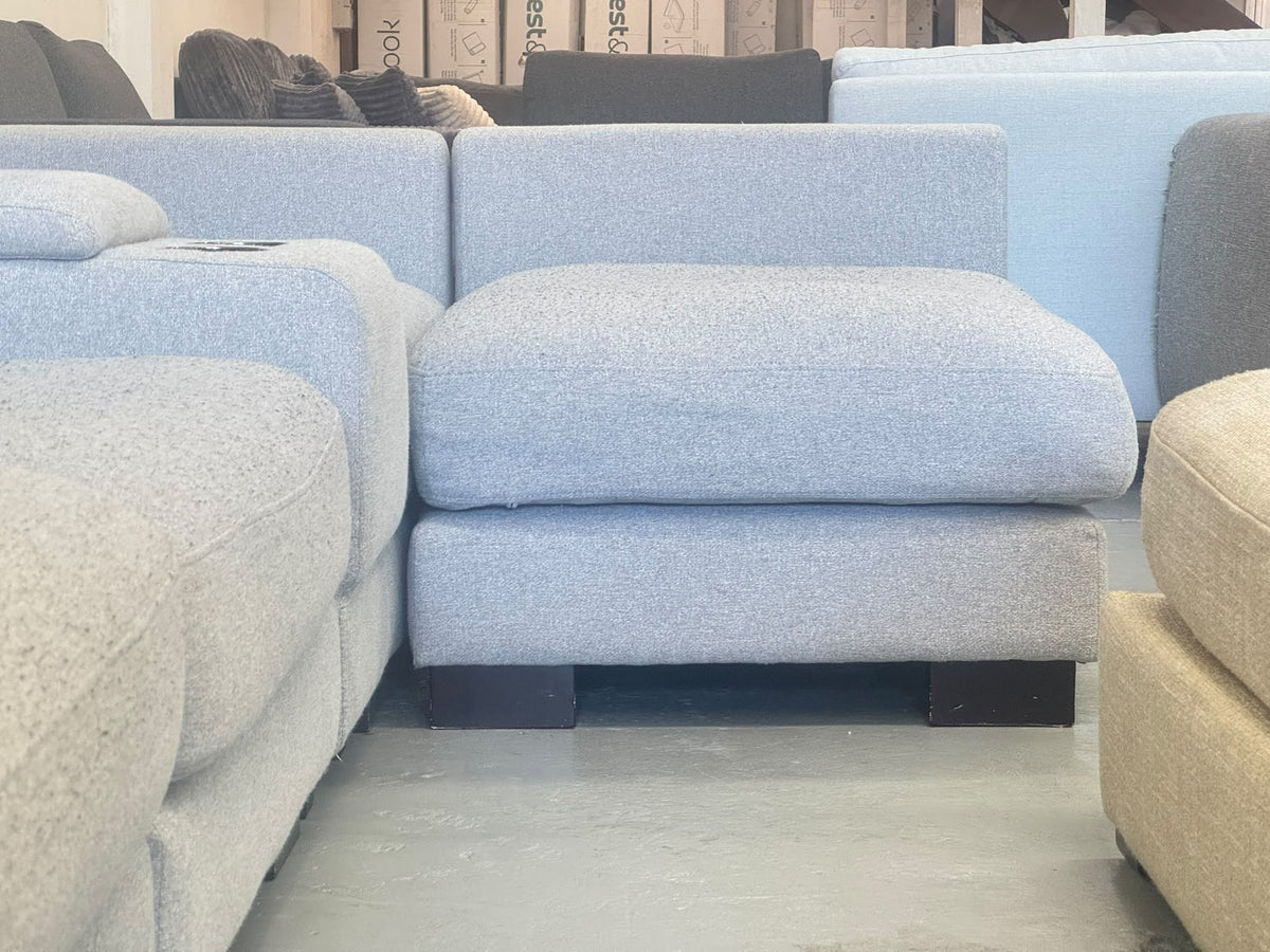 Grey L Shape Reversible Chaise | Sydney Wide Delivery | Pre Owned