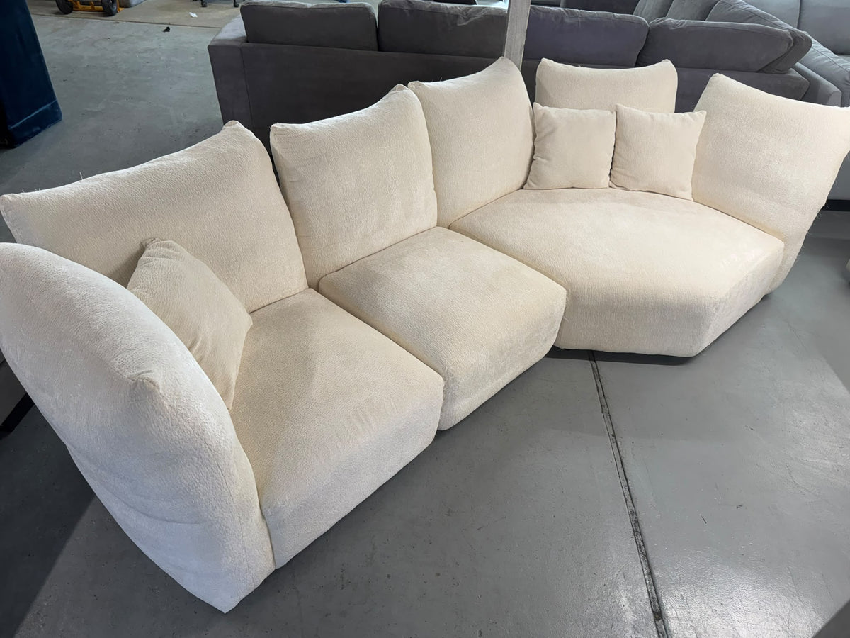 Maison Blanc Modular Sofa | Adjustable Seating | Sydney Wide Delivery | Pre Owned