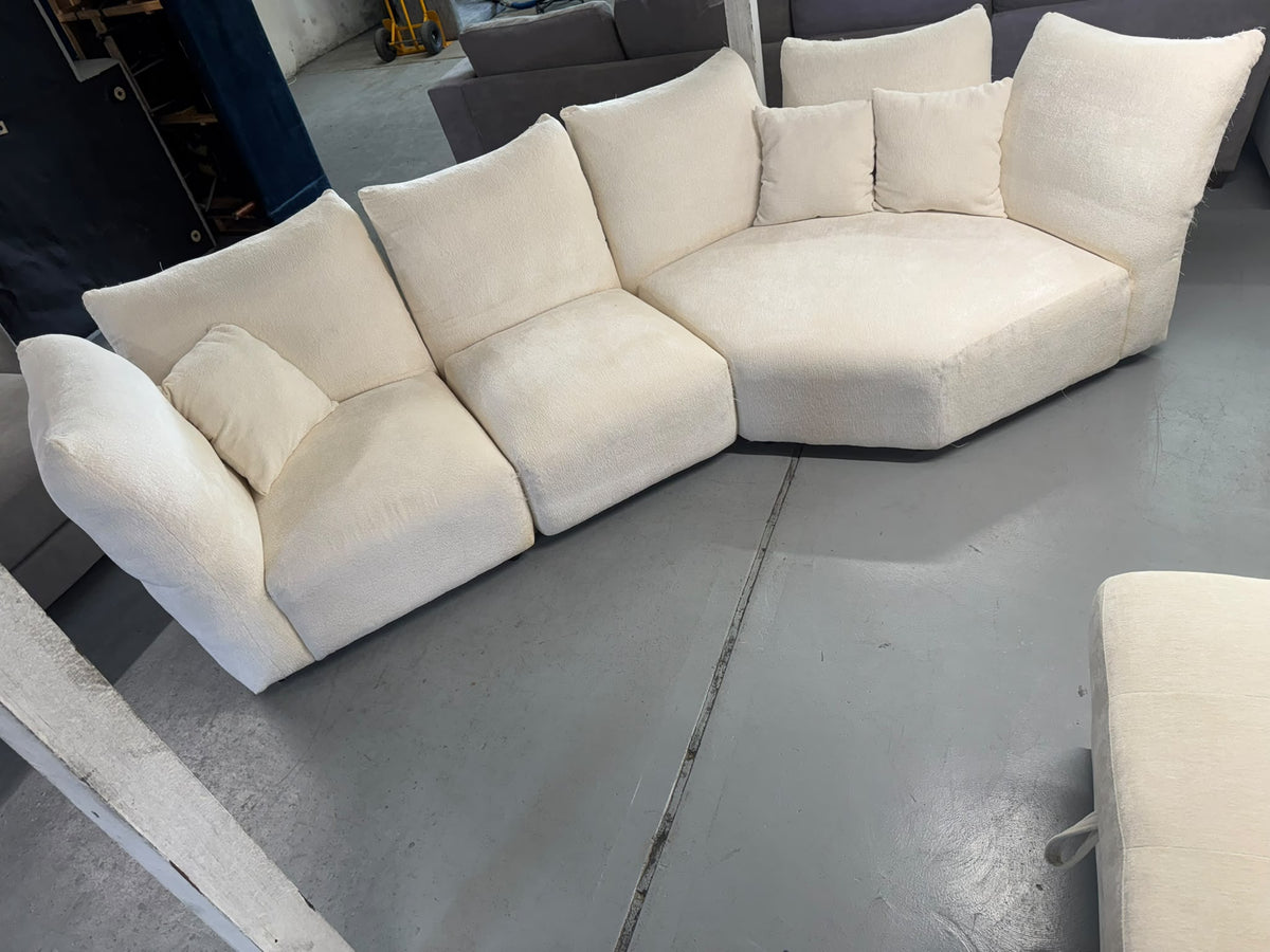 Maison Blanc Modular Sofa | Adjustable Seating | Sydney Wide Delivery | Pre Owned