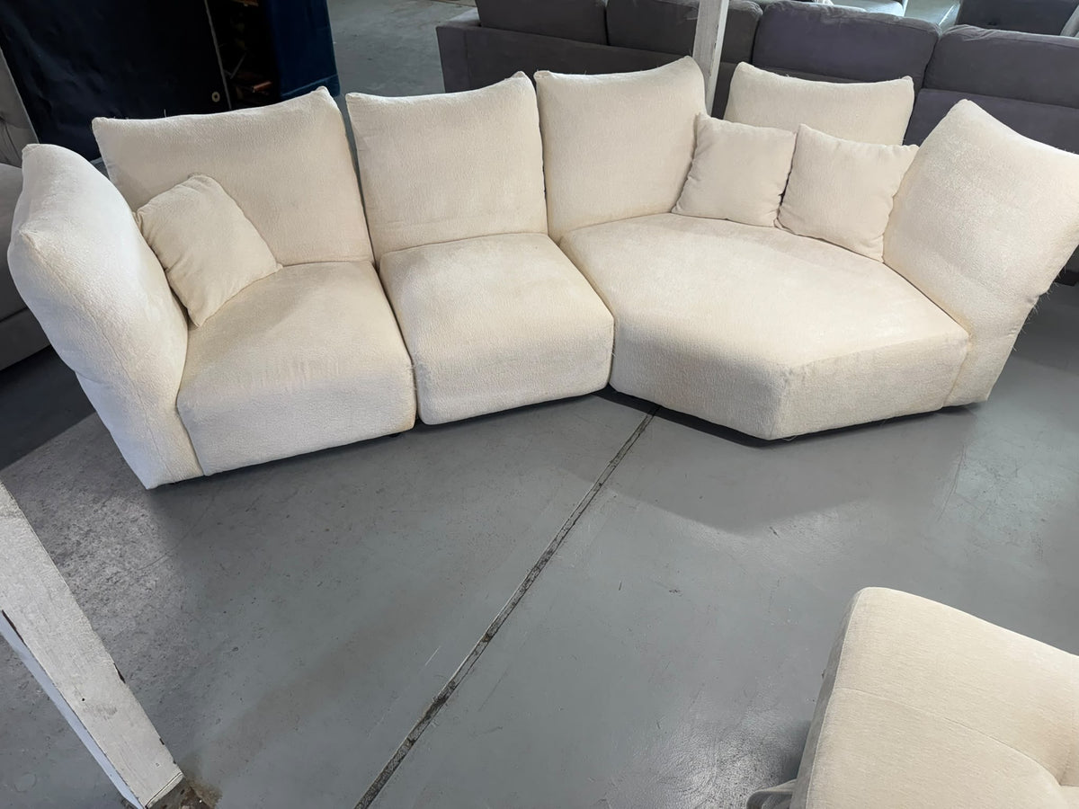 Maison Blanc Modular Sofa | Adjustable Seating | Sydney Wide Delivery | Pre Owned