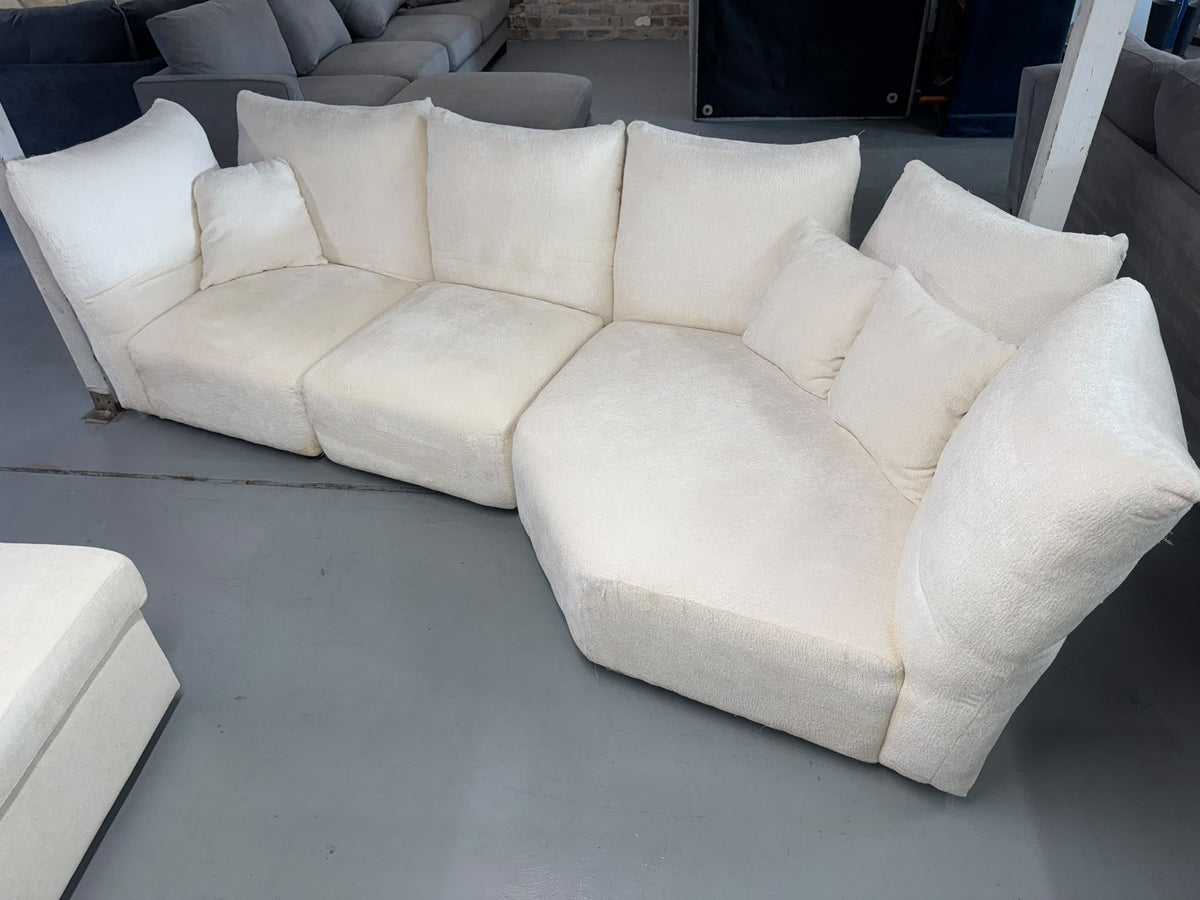 Maison Blanc Modular Sofa | Adjustable Seating | Sydney Wide Delivery | Pre Owned