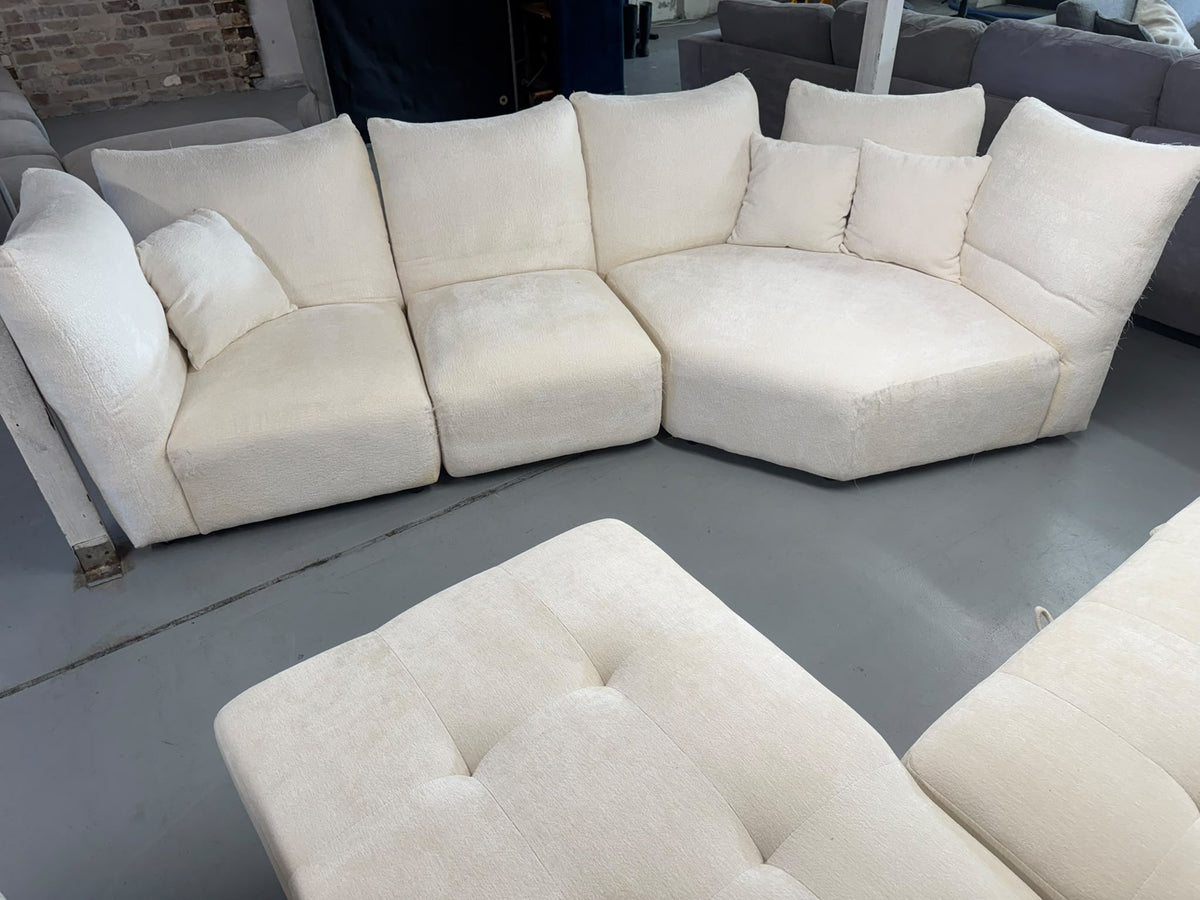 Maison Blanc Modular Sofa | Adjustable Seating | Sydney Wide Delivery | Pre Owned