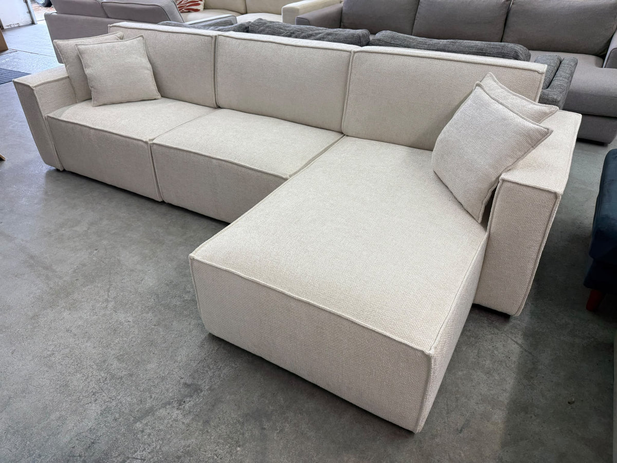 Brand New Modular L-Shape Sofa | Pearl (Ivory) | Sydney Wide Delivery | Brand New